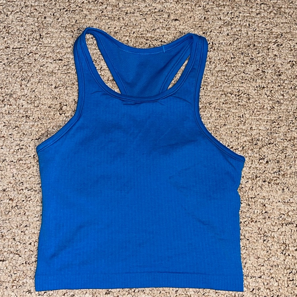 Lululemon Ebb to Street Cropped Racerback Tank Top